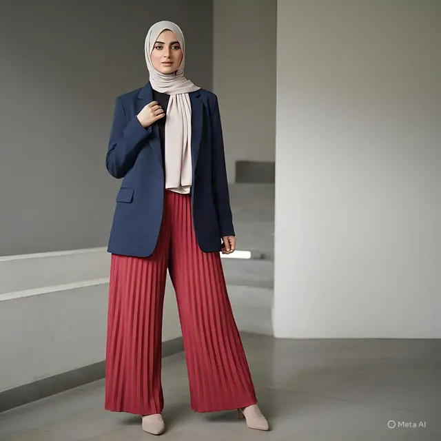 Hijab Style 2025: 6 Padu Padan Blazer Kekinian & Kece