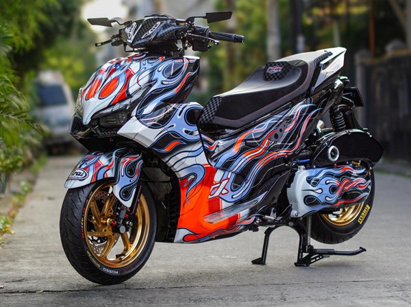 Yamaha Aerox Alpha: Livery Arai Ikonik, Tampil Lebih Garang
