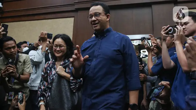 Anies Umumkan Kelahiran Cucu, Hadiri Sidang Tom Lembong
