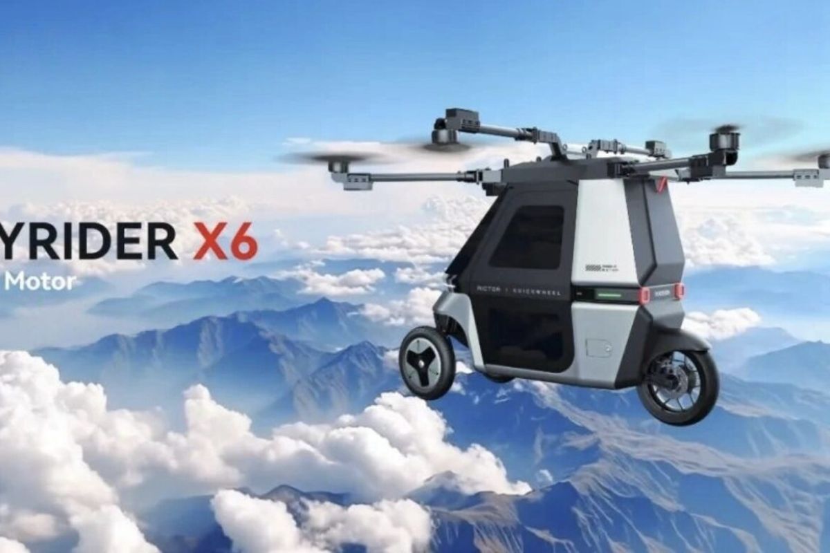 Skyrider X6: Motor Terbang Mewah Rp1,1 Miliar Resmi Meluncur